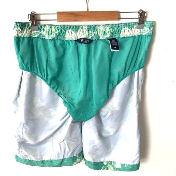 Mens Chaps Adriatic Plaid Swimming Shorts Trunks, Size M - Picture 9 of 9